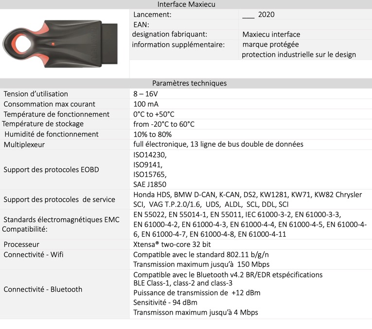 Maxi ECU 2 - Spécial PEUGEOT - Valise de diagnostic AUTO